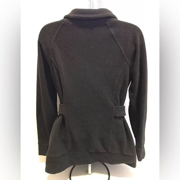 Old Navy Womens Black Full Zip Performance Fleece Jacket - Size Small S - Picture 3 of 5